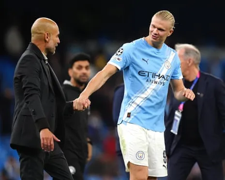 Erling Haaland Joins Exclusive Champions League 50-Goal Group, Praised by Guardiola as CR7 and Lionel Messi's Peer