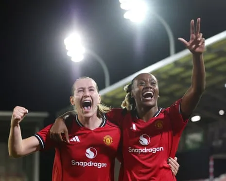 E. Terland Hat-Trick Propels Manchester United Into Women's Champions League Group Stage